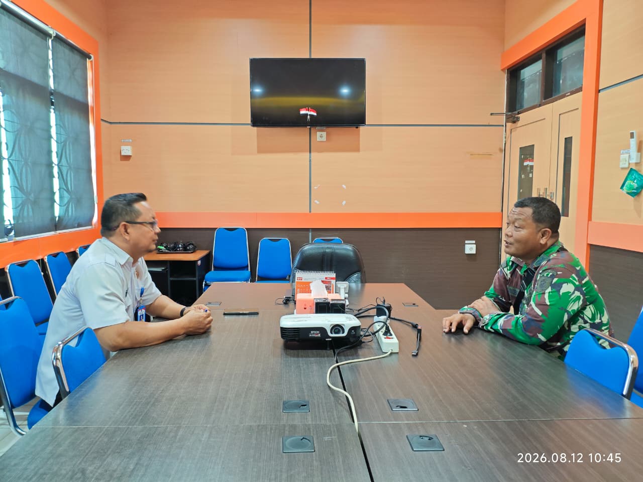Kunjungan Danramil 0907/04 Tarakan Utara